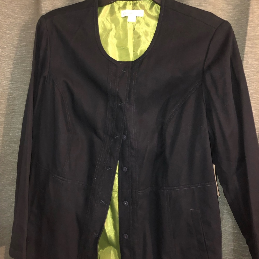 Coldwater Creek Navy Blazer